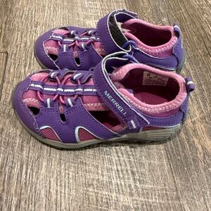 Merrell Kids' Purple and Pink Adventure Sandals